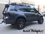 Textured Kut Snake Flares Suit Landcruiser 2015 On With A Bullbar, Front And Rear