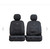 Sharkskin Seat Covers Suit Toyota Landcruiser Prado 150 Series 2009 to May 2021 - 1