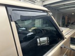 Slimline Dark Tint Weathershields Front Only Pair Suit Nissan Patrol GQ Ute With Manual Mirrors